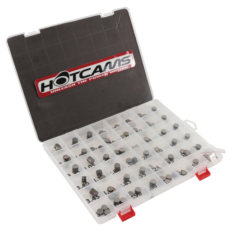 Hot Cams HCSHIM02 Complete Shim Kit Compatible with/Replacement for Arctic Cat ATV DVX 400 /Honda CRF 450R CRF450X TRX 450ER TRX 450R /Kawasaki KFX 400 KFX 450R KLX 450R KX 450F/Suzuki - Image 2